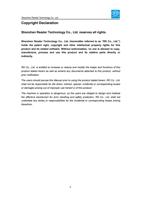 Shenzhen Reader Technology Co Ltd Copyright Declaration (Page 2 / 9) RDC6445G Laser Control System User Manual V1.0